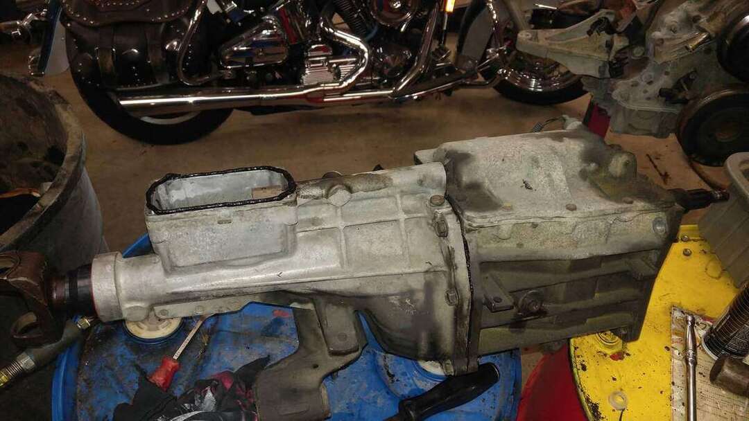 Cleaned Mustang manual transmission on the bench